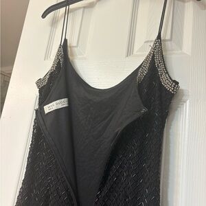 Mac Duggal Vintage Beaded Long  Evening Dress